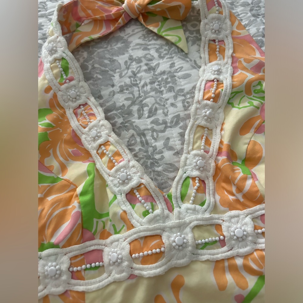 ⚜️ Lilly Pulitzer halter dress sz 2 - Picture 12 of 12